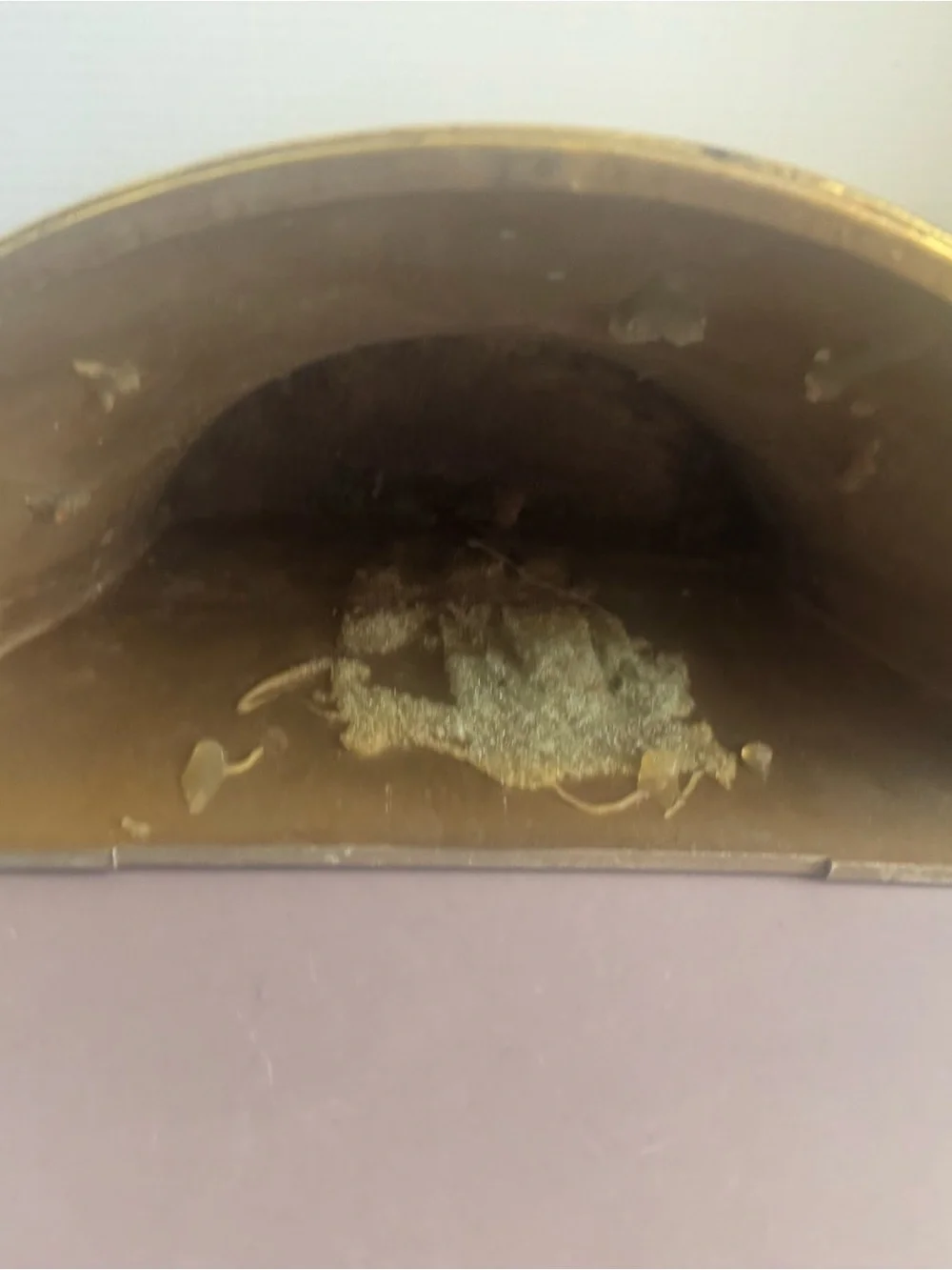 Vintage 1965 Syroco Gold Wall Planter/ Wall Pocket